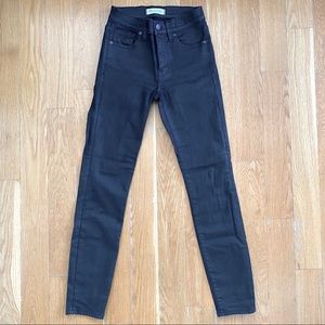 Madewell Coated Skinny Jeans Sz 24